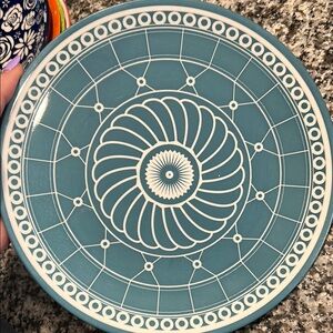 Blue and White Decorative Plate